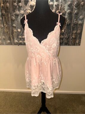 ⭐️ ROMWE 1X Pink Baby Doll Top